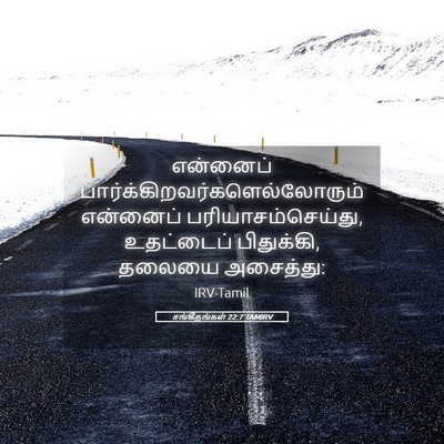 Picture 05 - சங்கீதங்கள் 22:7 TAMIRV - என்னைப் - Bible Verse Picture