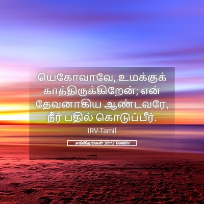 Picture 05 - சங்கீதங்கள் 38:15 TAMIRV - யெகோவாவே, - Bible Verse Picture