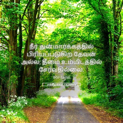 Picture 05 - சங்கீதங்கள் 5:4 TAMIRV - நீர் - Bible Verse Picture
