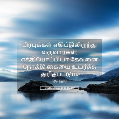 Picture 05 - சங்கீதங்கள் 68:31 TAMIRV - பிரபுக்கள் - Bible Verse Picture