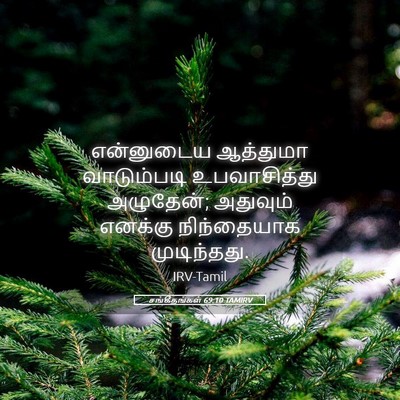 Picture 05 - சங்கீதங்கள் 69:10 TAMIRV - என்னுடைய ஆத்துமா - Bible Verse Picture
