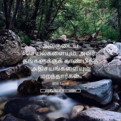 Picture 05 - சங்கீதங்கள் 78:11 TAMIRV - அவருடைய - Bible Verse Picture