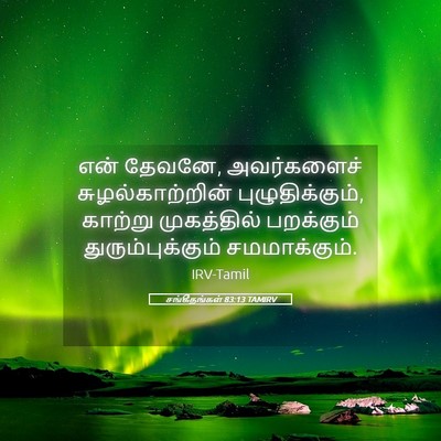 Picture 05 - சங்கீதங்கள் 83:13 TAMIRV - என் தேவனே, - Bible Verse Picture