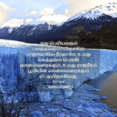 Picture 05 - தானியேல் 4:22 TAMIRV - அது பெரியவரும் - Bible Verse Picture