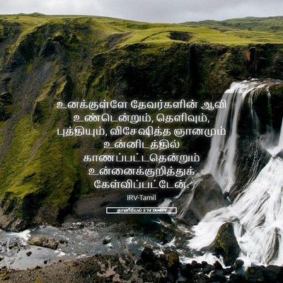 Picture 05 - தானியேல் 5:14 TAMIRV - உனக்குள்ளே - Bible Verse Picture