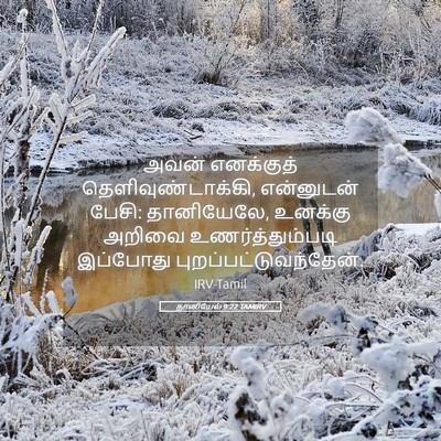 Picture 05 - தானியேல் 9:22 TAMIRV - அவன் எனக்குத் - Bible Verse Picture