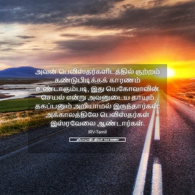Picture 05 - நியாயாதிபதிகள் 14:4 TAMIRV - அவன் - Bible Verse Picture