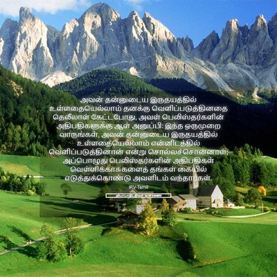 Picture 05 - நியாயாதிபதிகள் 16:18 TAMIRV - அவன் தன்னுடைய - Bible Verse Picture