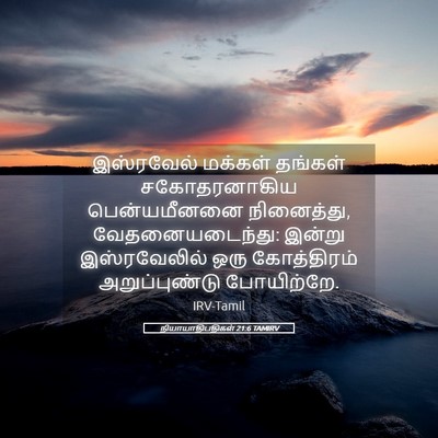 Picture 05 - நியாயாதிபதிகள் 21:6 TAMIRV - இஸ்ரவேல் மக்கள் - Bible Verse Picture