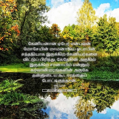 Picture 05 - நியாயாதிபதிகள் 4:11 TAMIRV - கேனியனான ஏபேர் - Bible Verse Picture