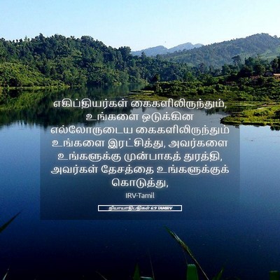 Picture 05 - நியாயாதிபதிகள் 6:9 TAMIRV - எகிப்தியர்கள் - Bible Verse Picture