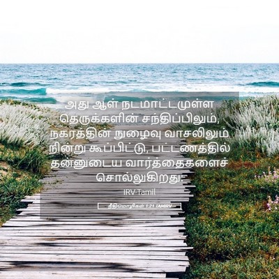 Picture 05 - நீதிமொழிகள் 1:21 TAMIRV - அது ஆள் - Bible Verse Picture
