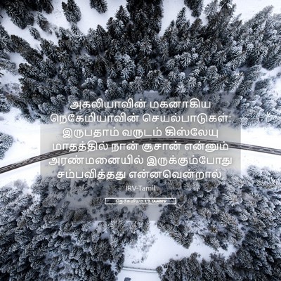 Picture 05 - நெகேமியா 1:1 TAMIRV - அகலியாவின் - Bible Verse Picture