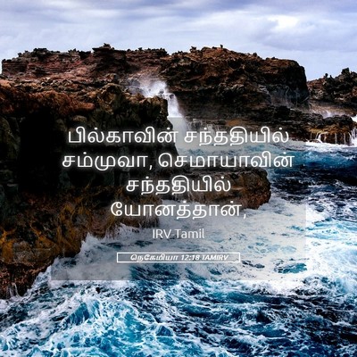 Picture 05 - நெகேமியா 12:18 TAMIRV - பில்காவின் - Bible Verse Picture