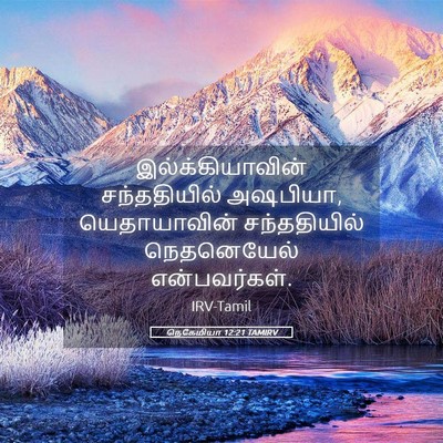 Picture 05 - நெகேமியா 12:21 TAMIRV - இல்க்கியாவின் - Bible Verse Picture