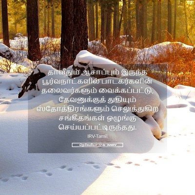 Picture 05 - நெகேமியா 12:46 TAMIRV - தாவீதும் - Bible Verse Picture