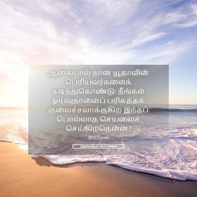 Picture 05 - நெகேமியா 13:17 TAMIRV - ஆகையால் நான் - Bible Verse Picture
