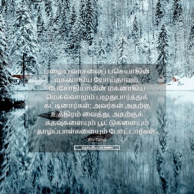 Picture 05 - நெகேமியா 3:6 TAMIRV - பழைய வாசலைப் - Bible Verse Picture