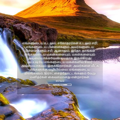 Picture 05 - நெகேமியா 5:5 TAMIRV - எங்களுடைய உடலும், - Bible Verse Picture