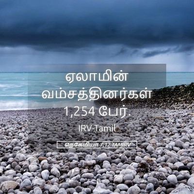 Picture 05 - நெகேமியா 7:12 TAMIRV - ஏலாமின் - Bible Verse Picture