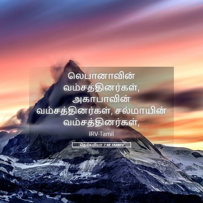 Picture 05 - நெகேமியா 7:48 TAMIRV - லெபானாவின் - Bible Verse Picture