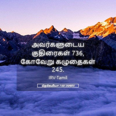 Picture 05 - நெகேமியா 7:68 TAMIRV - அவர்களுடைய - Bible Verse Picture