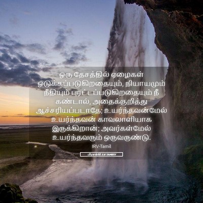 Picture 05 - பிரசங்கி 5:8 TAMIRV - ஒரு தேசத்தில் - Bible Verse Picture
