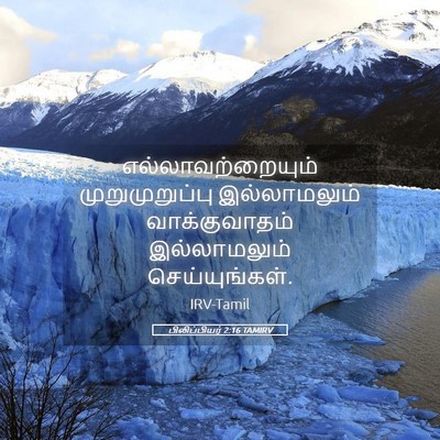 Picture 05 - பிலிப்பியர் 2:16 TAMIRV - எல்லாவற்றையும் - Bible Verse Picture