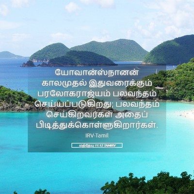 Picture 05 - மத்தேயு 11:12 TAMIRV - யோவான்ஸ்நானன் - Bible Verse Picture