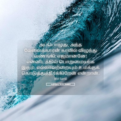 Picture 05 - மத்தேயு 18:26 TAMIRV - அப்பொழுது, அந்த - Bible Verse Picture