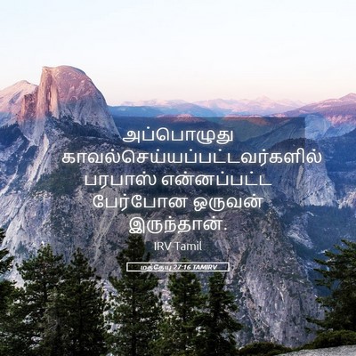 Picture 05 - மத்தேயு 27:16 TAMIRV - அப்பொழுது - Bible Verse Picture