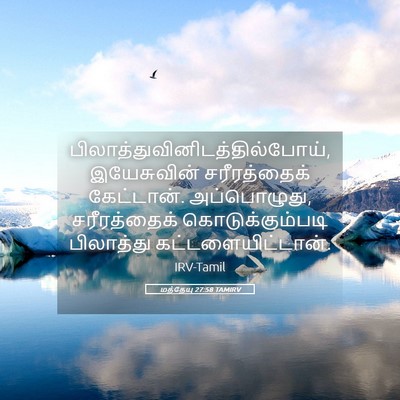Picture 05 - மத்தேயு 27:58 TAMIRV -  - Bible Verse Picture
