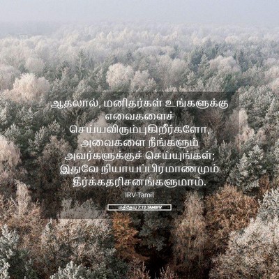 Picture 05 - மத்தேயு 7:12 TAMIRV - ஆதலால், மனிதர்கள் - Bible Verse Picture