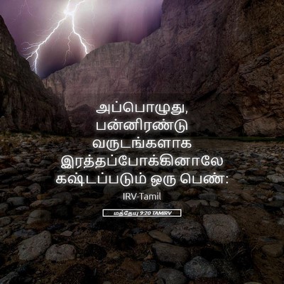 Picture 05 - மத்தேயு 9:20 TAMIRV - அப்பொழுது, - Bible Verse Picture