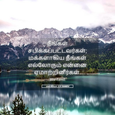 Picture 05 - மல்கியா 3:9 TAMIRV - நீங்கள் - Bible Verse Picture