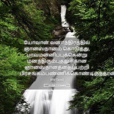 Picture 05 - மாற்கு 1:4 TAMIRV - யோவான் - Bible Verse Picture