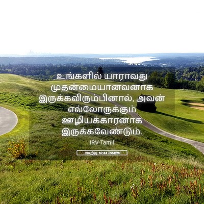 Picture 05 - மாற்கு 10:44 TAMIRV - உங்களில் யாராவது - Bible Verse Picture