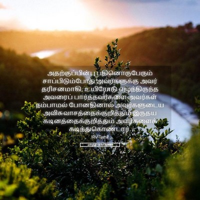 Picture 05 - மாற்கு 16:14 TAMIRV - அதற்குப்பின்பு - Bible Verse Picture