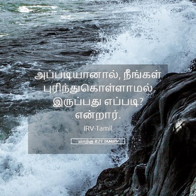 Picture 05 - மாற்கு 8:21 TAMIRV - அப்படியானால், - Bible Verse Picture