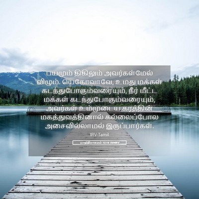 Picture 05 - யாத்திராகமம் 15:16 TAMIRV - பயமும் திகிலும் - Bible Verse Picture