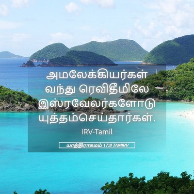 Picture 05 - யாத்திராகமம் 17:8 TAMIRV - அமலேக்கியர்கள் - Bible Verse Picture