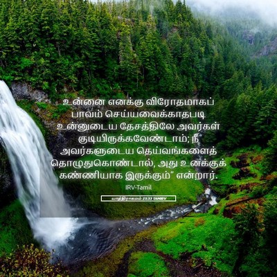 Picture 05 - யாத்திராகமம் 23:33 TAMIRV - உன்னை எனக்கு - Bible Verse Picture