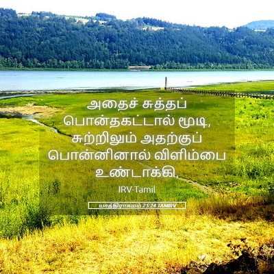 Picture 05 - யாத்திராகமம் 25:24 TAMIRV - அதைச் சுத்தப் - Bible Verse Picture