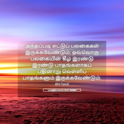Picture 05 - யாத்திராகமம் 26:25 TAMIRV - அந்தப்படி எட்டுப் - Bible Verse Picture
