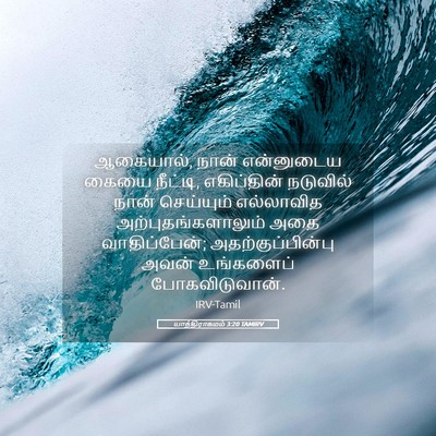 Picture 05 - யாத்திராகமம் 3:20 TAMIRV - ஆகையால், நான் - Bible Verse Picture