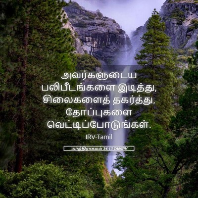 Picture 05 - யாத்திராகமம் 34:13 TAMIRV - அவர்களுடைய - Bible Verse Picture