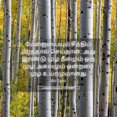 Picture 05 - யாத்திராகமம் 37:10 TAMIRV - மேஜையையும் - Bible Verse Picture