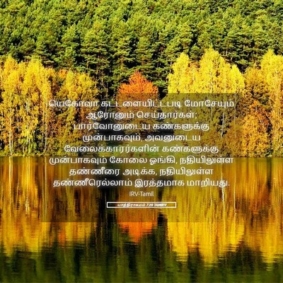Picture 05 - யாத்திராகமம் 7:20 TAMIRV - யெகோவா - Bible Verse Picture