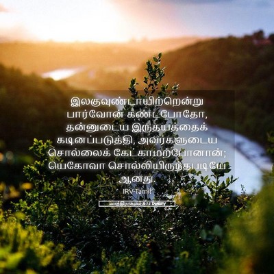 Picture 05 - யாத்திராகமம் 8:15 TAMIRV -  - Bible Verse Picture