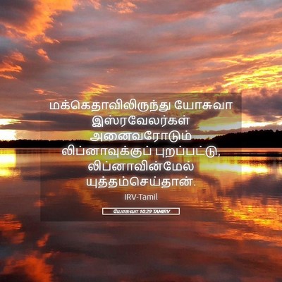 Picture 05 - யோசுவா 10:29 TAMIRV -  - Bible Verse Picture